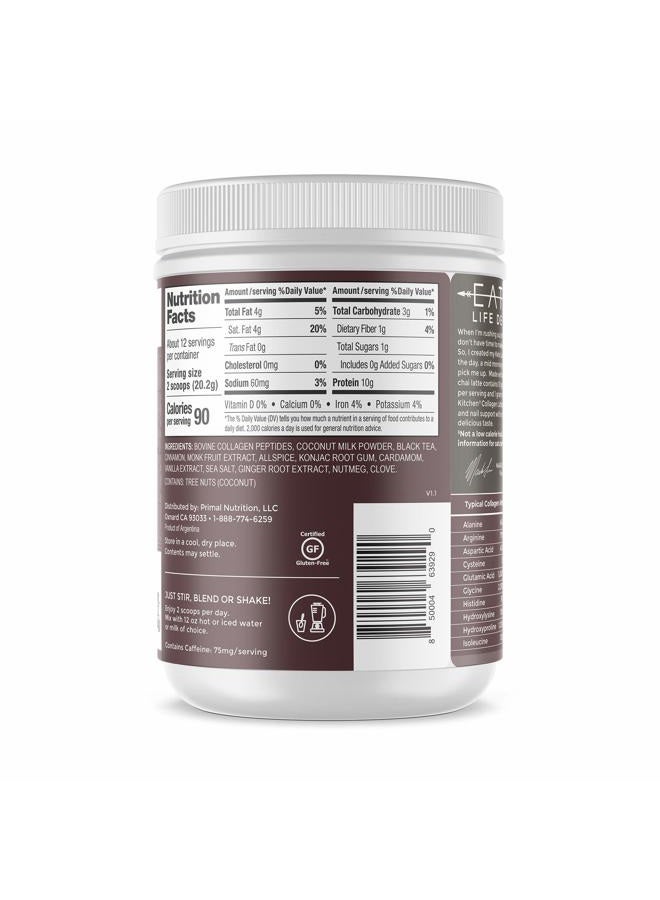 Primal Kitchen Chai Tea Collagen Keto Latte Powder, Collagen Peptide Drink Mix, 8.55 Ounces - Image 2