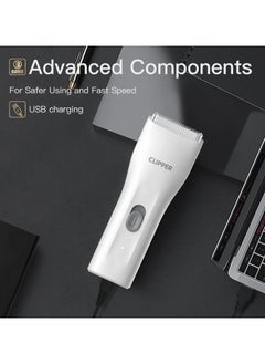 Clipper 2024 Electric Body Groomer Pubic Hair Trimmer for Men Balls Shaver Clipper Male Sensitive Private Parts Razor Place Face Cut  - Image 2