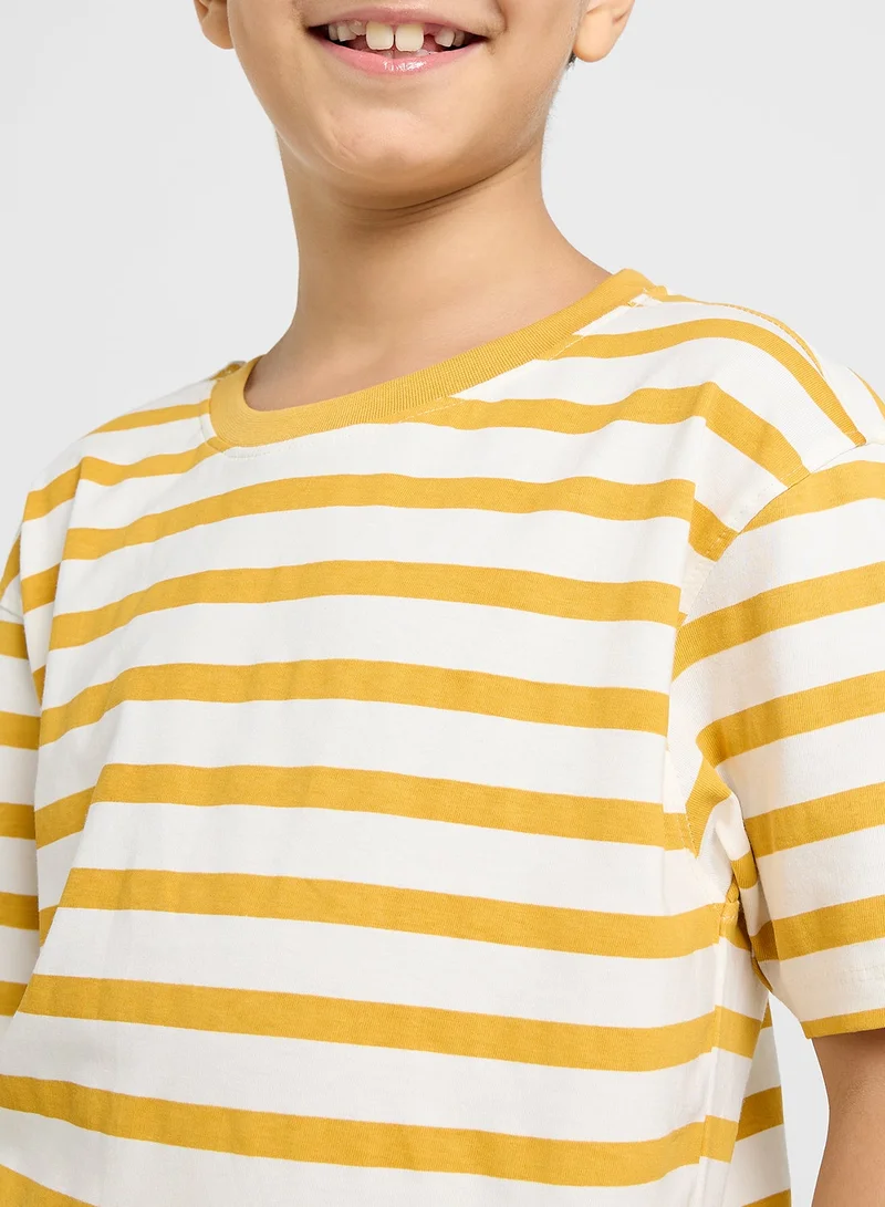 Ripples  BOYS DROP SHOULDER T-SHIRT for Men | Best Price UAE