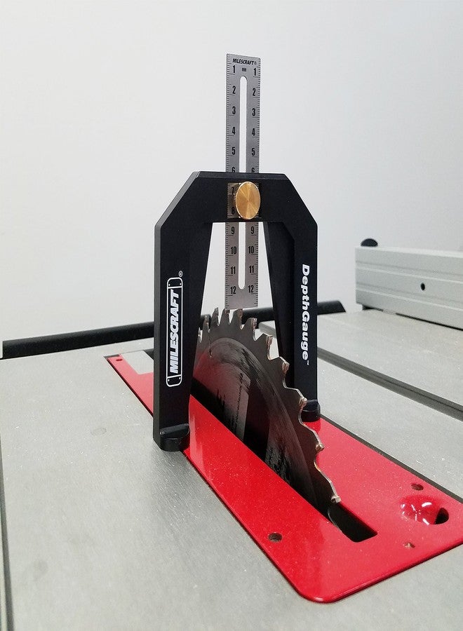 مايلكرافت مقياس العمق Milescraft 8601 - قياس وتحديد عمق الشفرة أو المثقاب على مناشير الطاولة، وطاولات التوجيه، وأجهزة التوجيه، وغيرها، والنجارة - Image 3