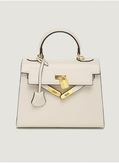 Loquat Ladies' Stylish Handbag Single Shoulder Crossbody Bags Cream White  - Image 1