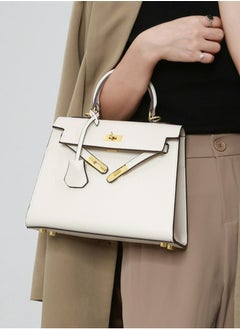 Loquat Ladies' Stylish Handbag Single Shoulder Crossbody Bags Cream White  - Image 2