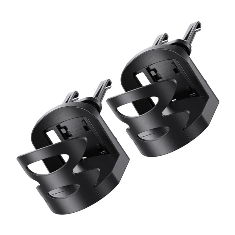 Universal Car Air Vent Cup Holder 2 Pack Compatible with Water Bottle Coffee Cup Travel Use - Image 2