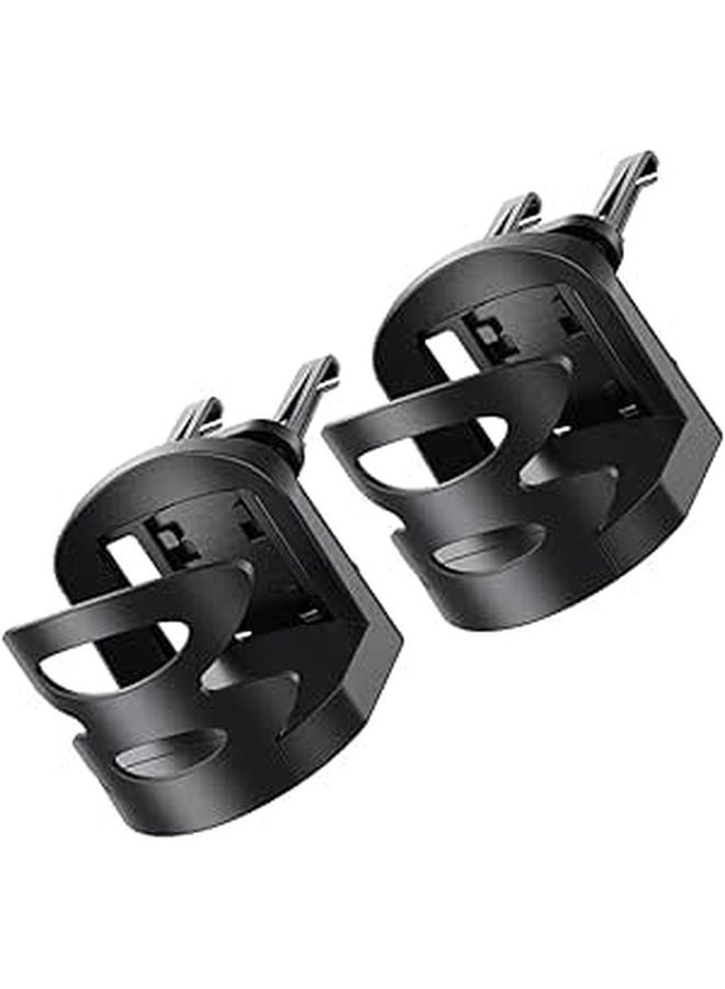 Universal Car Air Vent Cup Holder 2 Pack Compatible with Water Bottle Coffee Cup Travel Use - Image 1