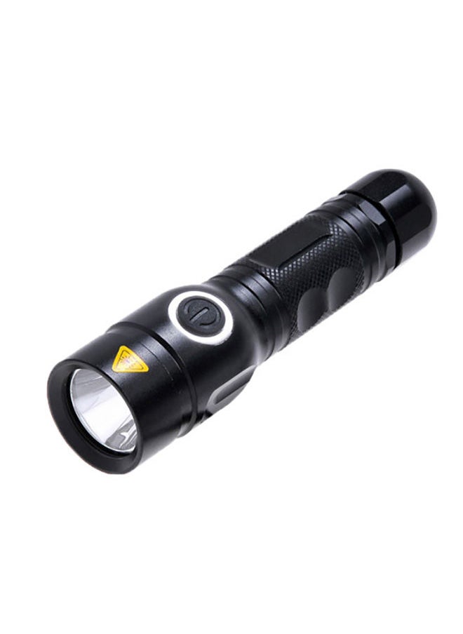 NIBEMINENT 5-Mode Zooming LED Flashlight Black 13x3x3cm  - Image 1