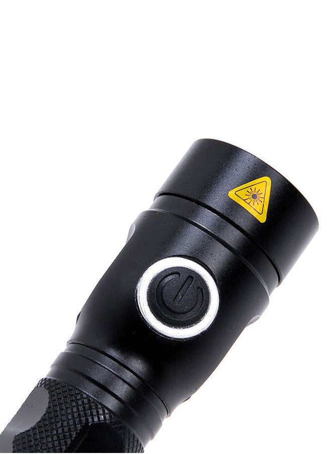 NIBEMINENT 5-Mode Zooming LED Flashlight Black 13x3x3cm  - Image 4
