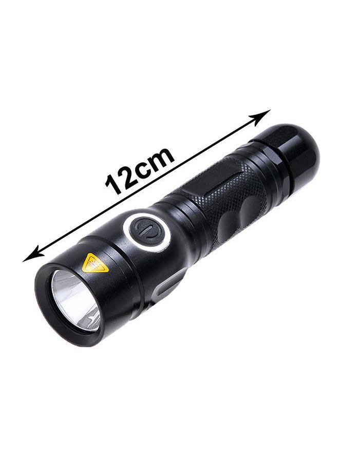 NIBEMINENT 5-Mode Zooming LED Flashlight Black 13x3x3cm  - Image 3