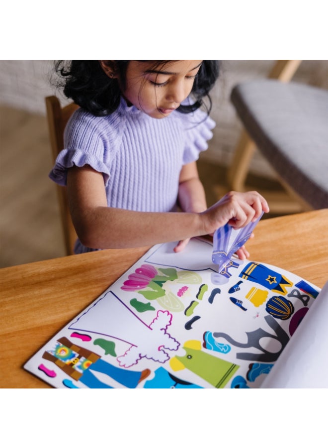 ميليسا آند دوج دفتر ملصقات تلبيس أزياء قابل لإعادة الاستخدام ألوان متعددة 28.45 x 0.51 x 35.81 سم SMD6073080 - Image 5