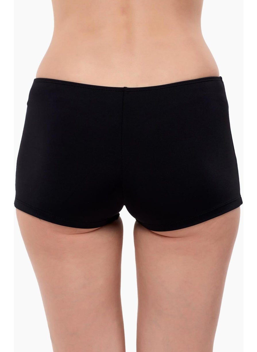 Ayyıldız - 63010 Black Boxer Bikini Bottom - Image 1