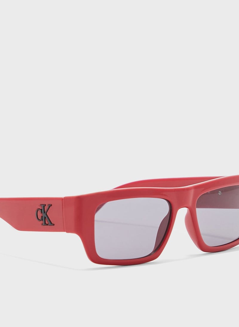 كالفن كلاين جينز نظارة شمسية بعدسات مستطيلة - Image 3