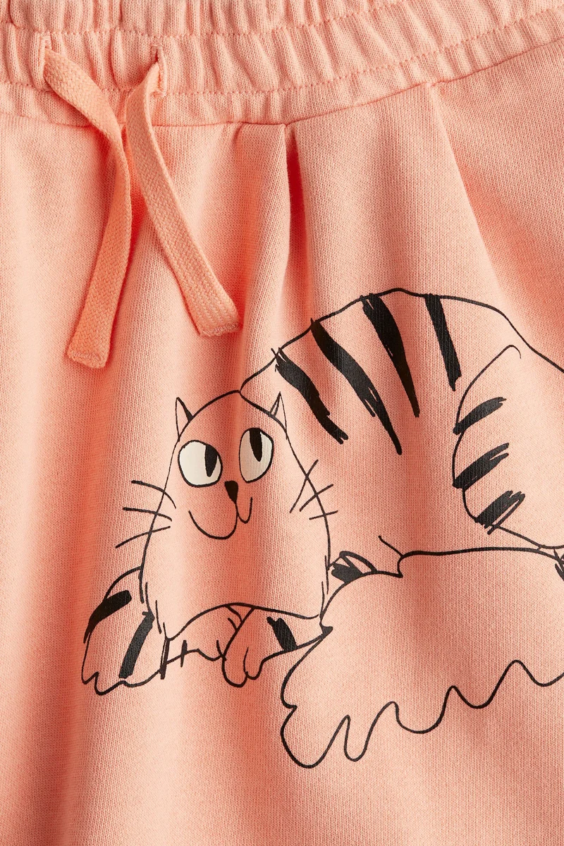 H&M Pleated cotton skirt