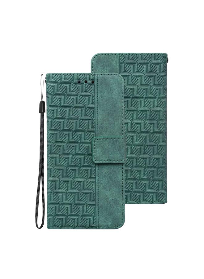 اس-توب جراب لهاتف Motorola Moto G8 Play / One Macro جراب هاتف جلدي منقوش هندسيًا - Image 2