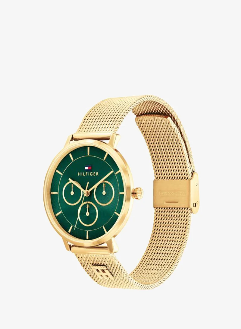 Tommy Hilfiger  Ionic Plated Thin Gold Steel Quartz Multi Watch for Women | Best Price UAE