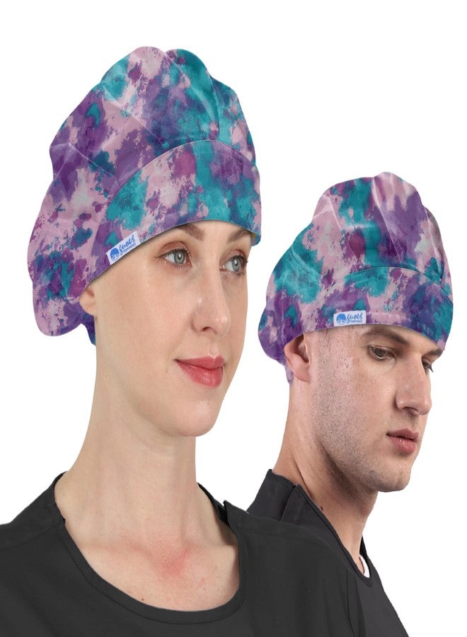 GUOER Scrub Cap Working Hat Bouffant Cap One Size (N24F01M - Image 1