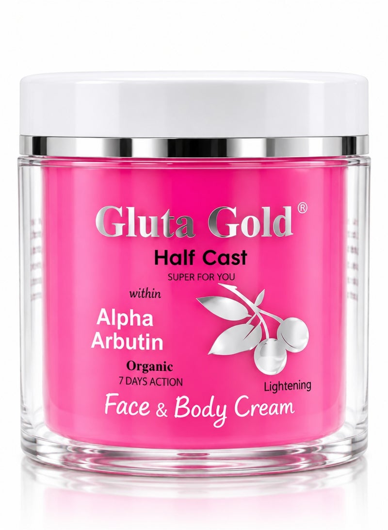 Gluta Gold Half Cast - Face & Body Cream 500g - Image 1