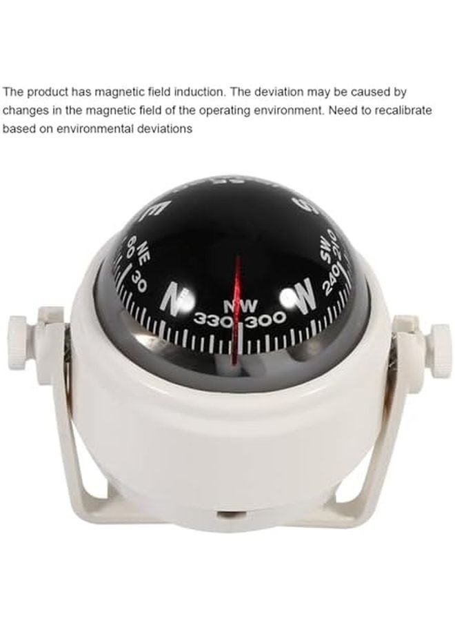 White Boat Marine Dash Mount Bracket For Caravan Truck Voyager Outside - Image 3