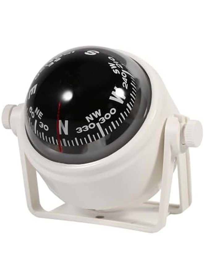 White Boat Marine Dash Mount Bracket For Caravan Truck Voyager Outside - Image 2