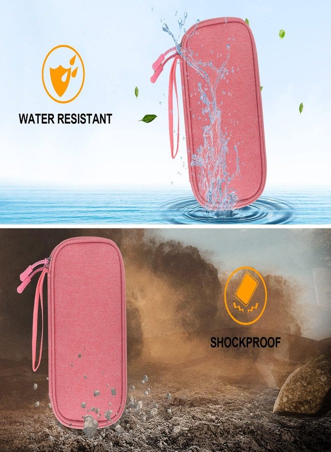 Elonbo Diabetic Supplies Storage Bag, Portable Glucose Meter Carrying Case, Insulin Pen and Medication Travel Case for Glucose Meters, Insulin Pen, Test Strips, Lancets, Syringe, Small Ice Pack, Pink - Image 5