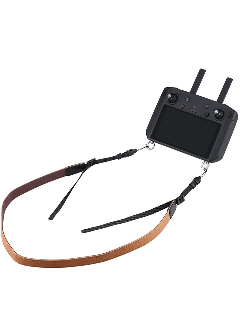 Captaintech Neck Lanyard for DJI Smart Controller Mavic 2 Accessories for Mavic Air 2 Air 2S Mini 3 PRO Accessories with Screen Remote Controller Shoulder Neck Tape Screws (Brown) - Image 2