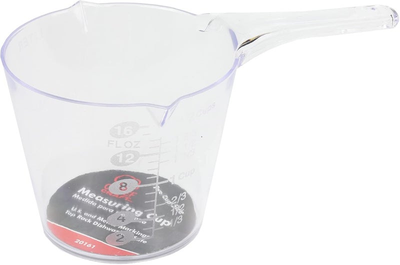 Chef Craft Select Plastic Measuring Cup, 2 Cup Capacity, Clear - Image 2