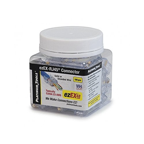 Platinum Tools Ezex48 Connector 100/Jar Accessory Box (202048J) - Image 1