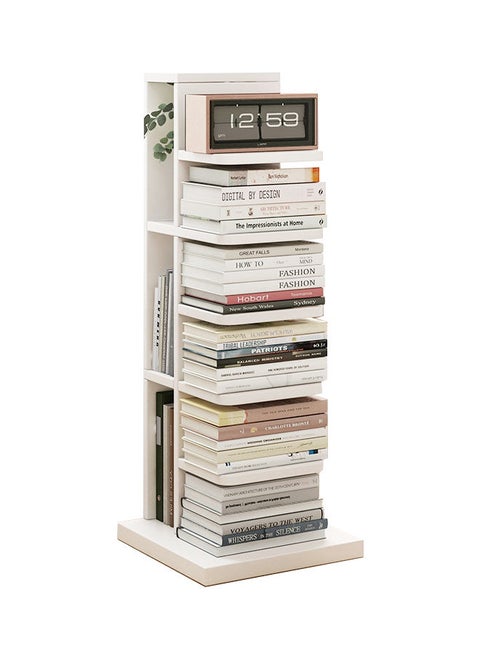 Simple Floor Bookshelf Shelf Against Wall 35*35*108cm