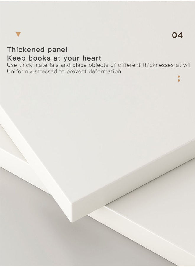 Sharpdo - Simple Floor Bookshelf Shelf Against Wall 35*35*108cm - Image 1