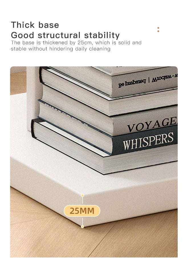 Sharpdo - Simple Floor Bookshelf Shelf Against Wall 35*35*108cm - Image 1