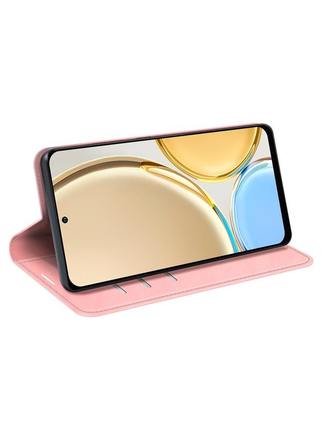 S-TOP Case For Honor Magic4 Pro Retro-skin Magnetic Suction Leather Phone Case - Image 5