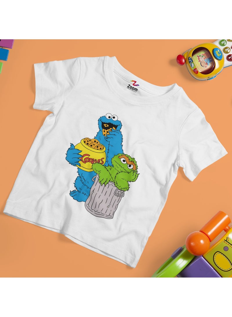 ZOOM Sesame Street Cookie T-Shirt Kids 