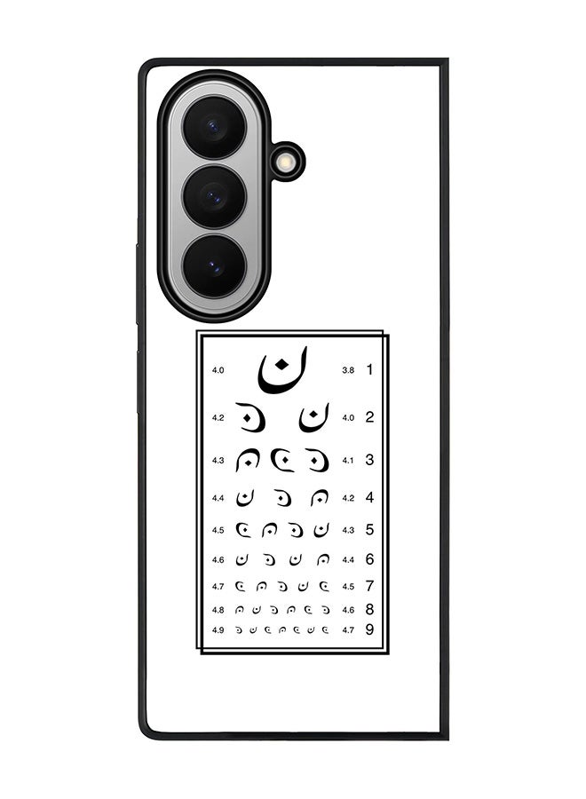 Stylizedd For Samsung Galaxy Z Fold7 Case,Slim fit Camera Protection, Shockproof Thin Phone cover  - Eye Test