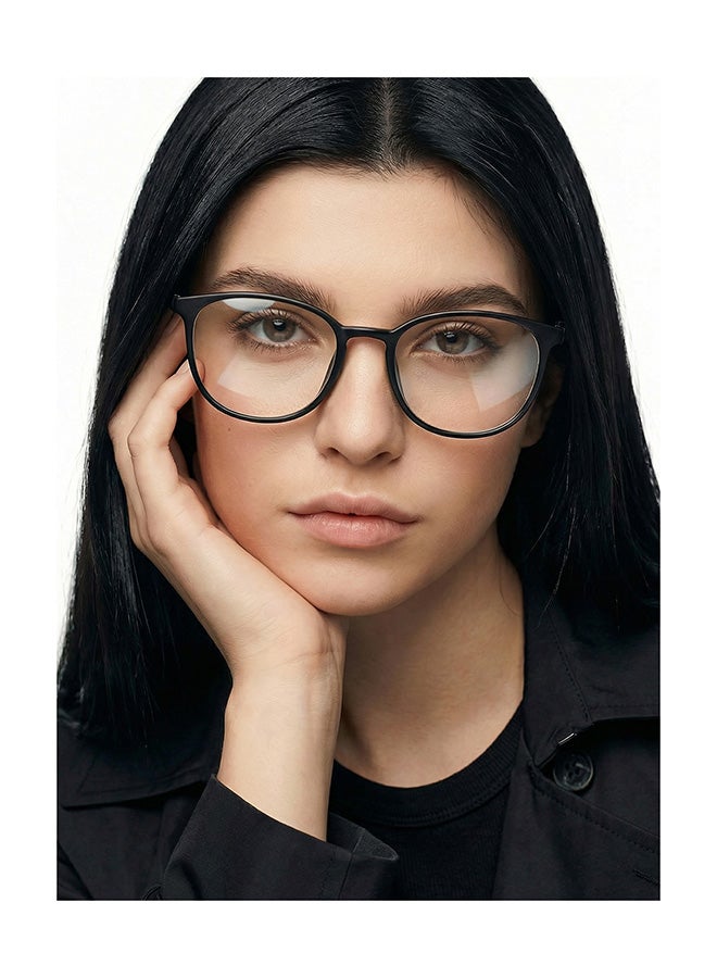 لينسكارت بلو Zero Power نظارة كمبيوتر دائرية الشكل بإطار كامل ومضادة للتوهج LB E13528 - 51 ملم - أسود - Image 4