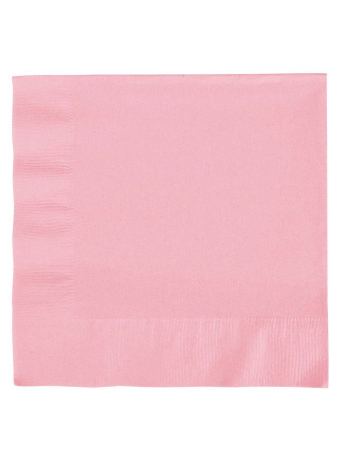 CREATIVE CONVERTING 240 Count Celebrations Lunch Paper Napkins, Classic Pink - Image 1