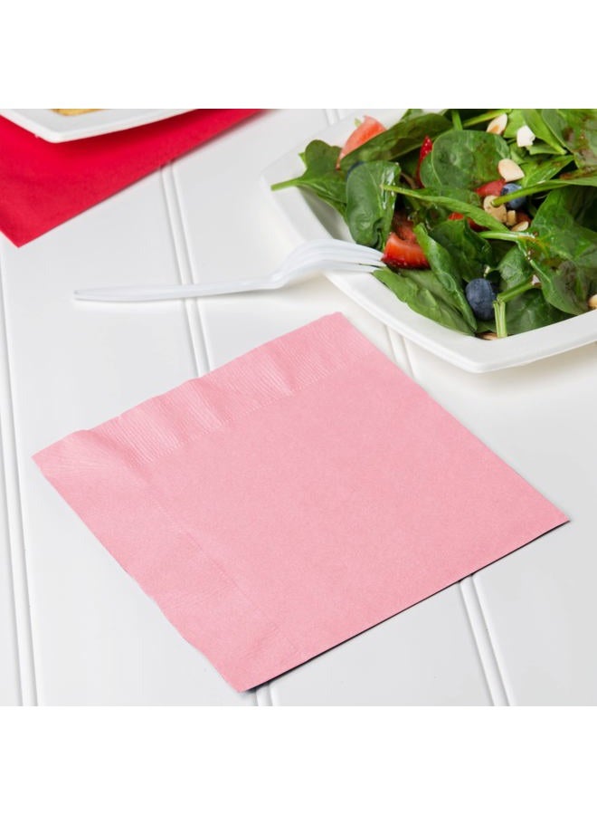 CREATIVE CONVERTING 240 Count Celebrations Lunch Paper Napkins, Classic Pink - Image 4