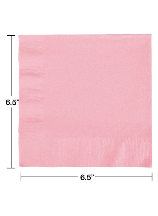 CREATIVE CONVERTING 240 Count Celebrations Lunch Paper Napkins, Classic Pink - Image 2