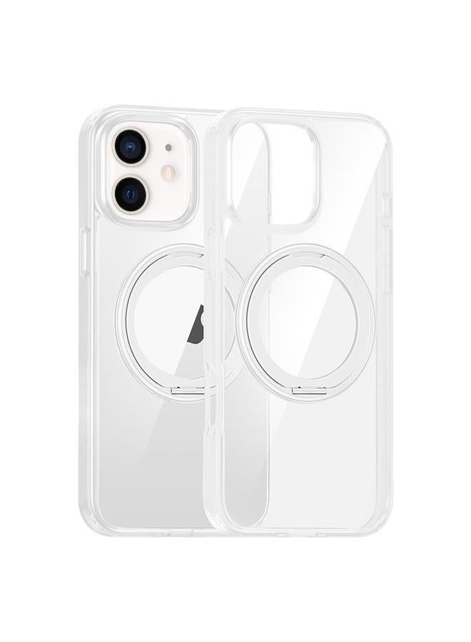 Zaboon Case For iPhone 11 High Transparency 360 Degree Rotating Holder MagSafe Phone Case - Image 1