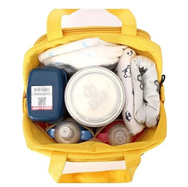 Winnies Diaper Bag Mummy Tote | Travel Nappy Tote for Baby Care | Multifunction Maternity Cross Body Bags with Zipper Closure Lightweight Hand-Carry Totes for Moms & Newborn Essentials (Yellow) - Image 5