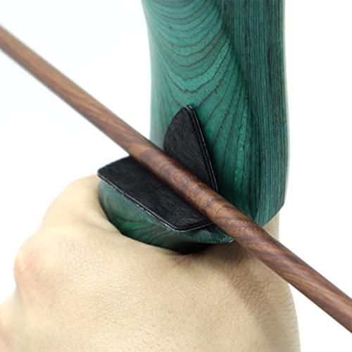 Obert Archery Bow String Silencers Set Leather Arrow Rest Plate Adhesive Bow Silencer Strip for Recurve Bow Traditional Longbow - Image 4