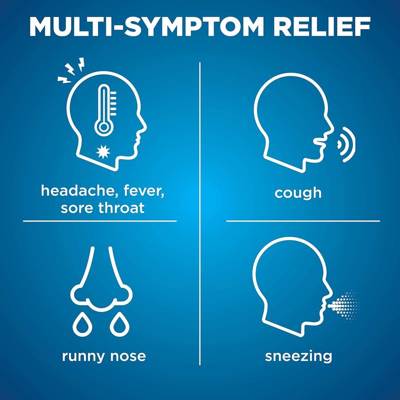 Care Nighttime Cold and Flu Relief Softgels 6 Hour Cold Medicine Relieves Major Flu Symptoms So You Can Rest 48 Count Pack of 1 - Image 2