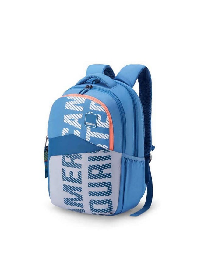 American Tourister Sest 3.0 Style 03, Large 3 Compartment Backpack, 26L with Spacious Interiors Bags For School, Office, College, Gift For Men & Women - Blue - Image 5