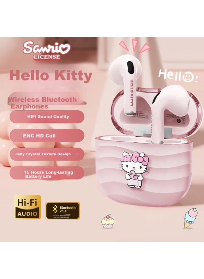 Chen Feng Chenfeng S-12 Half In-ear Gaming Earphones For Android, Apple, Huawei - Pink o Kitty - Image 1