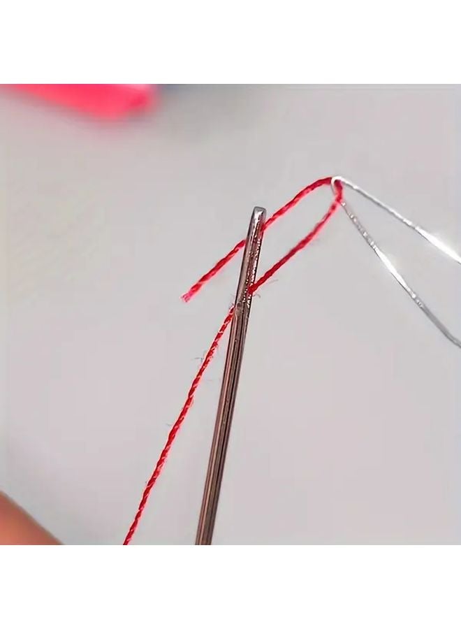 5 Pieces Professional Needle Threader Set Easy to Use Sewing Jewelry Making Tool for Elderly Beginners - Image 5