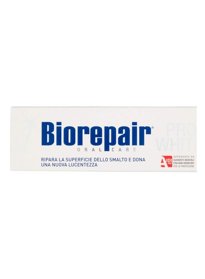 Biorepair Iorepair: "Pro White" Whitening Toothpaste With Microrepair 2.5 Fluid Ounce (75Ml) Tube [ Italian Import ] - Image 1