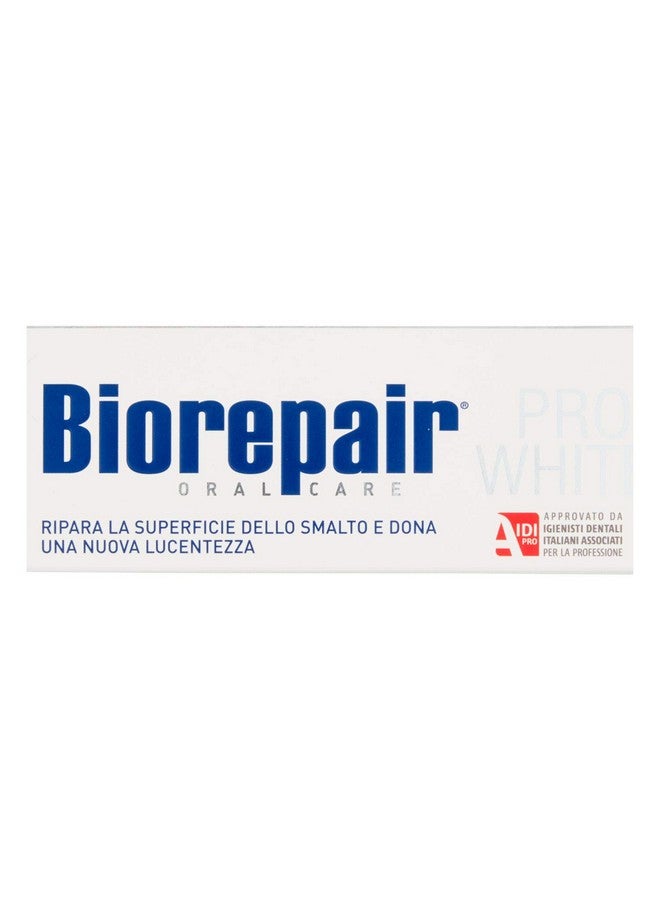 Biorepair Iorepair: "Pro White" Whitening Toothpaste With Microrepair 2.5 Fluid Ounce (75Ml) Tube [ Italian Import ] - Image 4