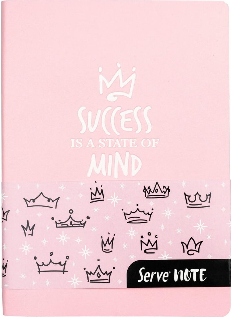 Serve Note 15X21CM 120YP Lined Notebook Candy Pink  - Image 1