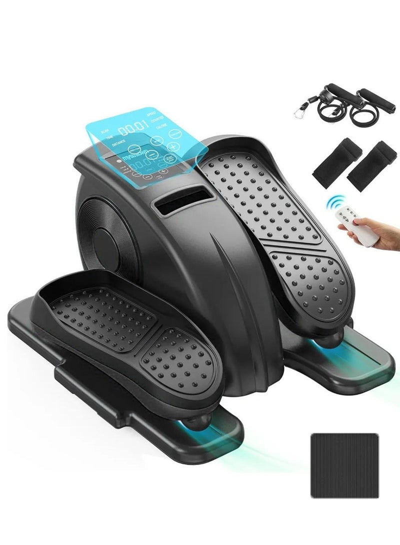 EzzySo Electric Walking Machine Elderly Rehabilitation Training Equipment, Foot Pedal Machine Exercise Leg Exerciser, Stroke and Hemiplegia Rehabilitation Elliptical Stepper with Remote Control and 12 Adjustable Speeds - Image 1