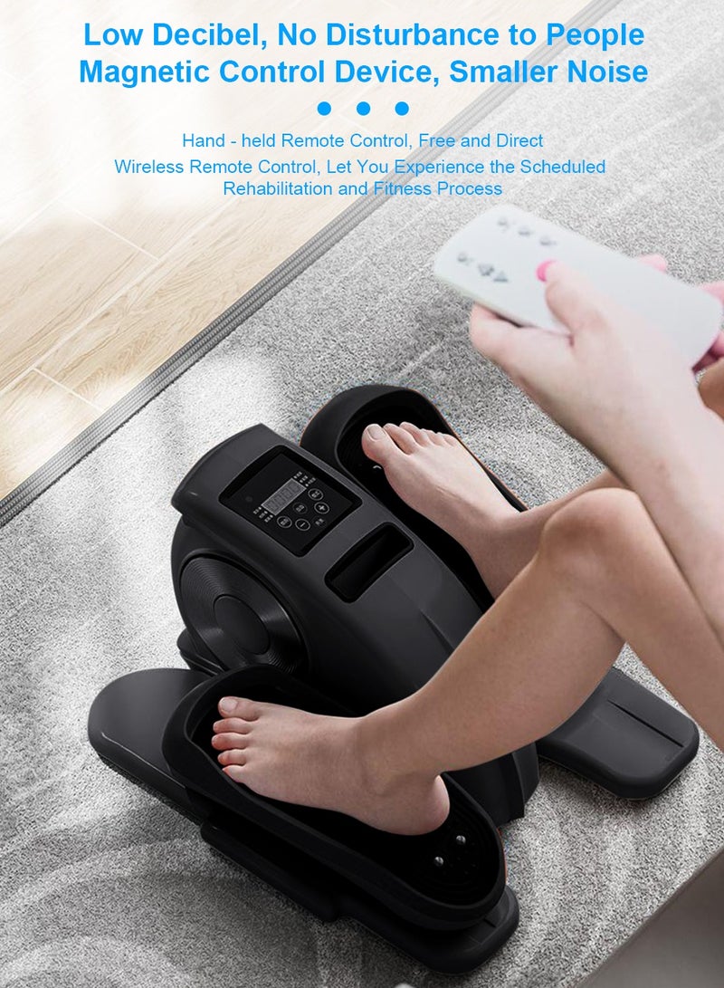 EzzySo Electric Walking Machine Elderly Rehabilitation Training Equipment, Foot Pedal Machine Exercise Leg Exerciser, Stroke and Hemiplegia Rehabilitation Elliptical Stepper with Remote Control and 12 Adjustable Speeds - Image 3