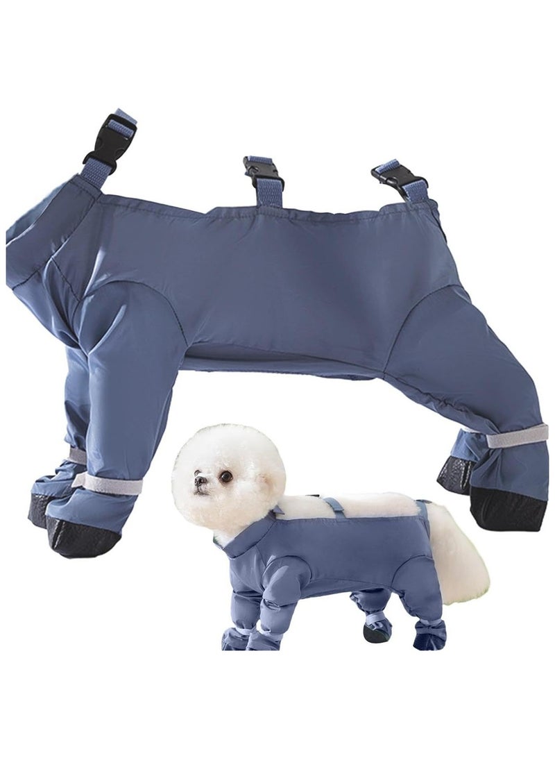 general Pet Dirt-Proof Four-Leg Pants Dog Outing Belly Cover Dust-Proof Pants Wear-Resistant Waterproof Raincoat for Dogs - Image 1