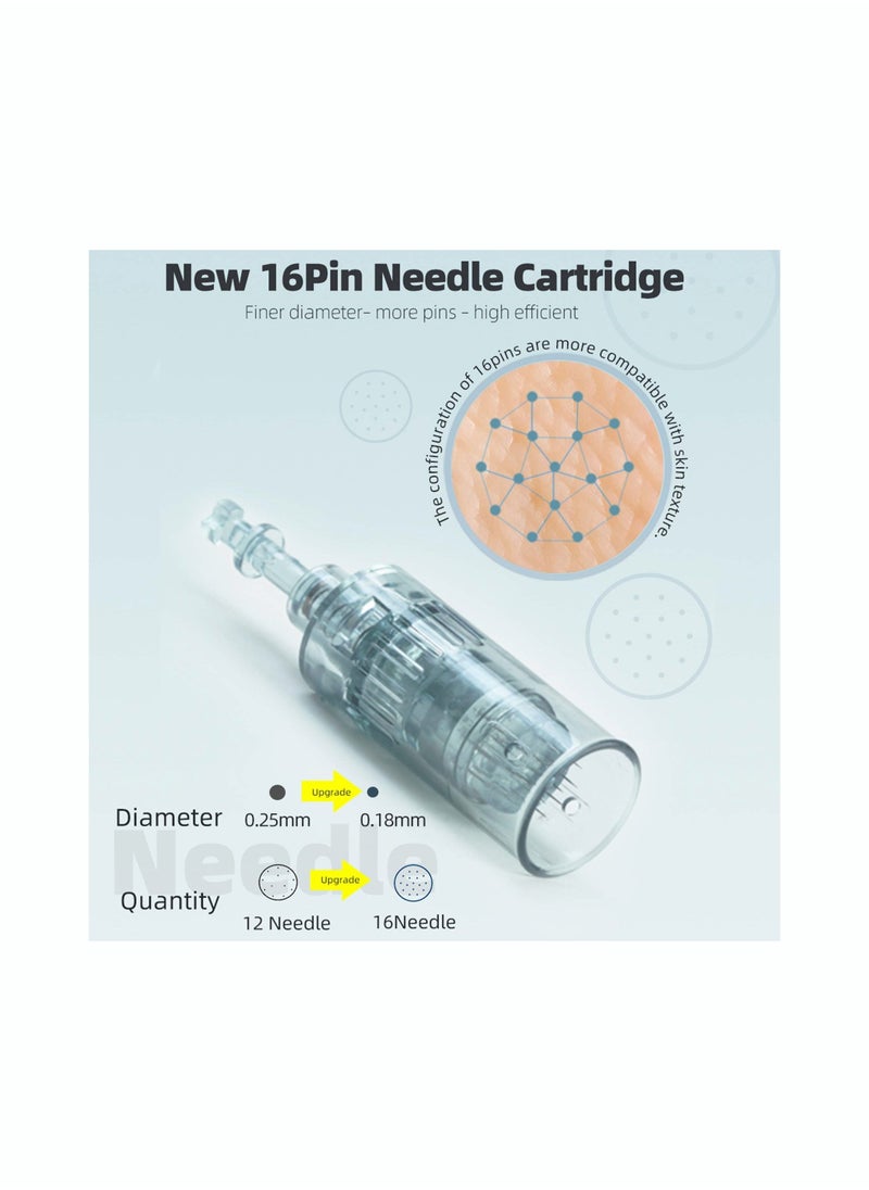 Dr.pen Dr. pen Ultima M8 Professional Microneedle Pen, Wireless Dermal Pen Skin Care Tools (2 pcs 16-pin)  - Image 3