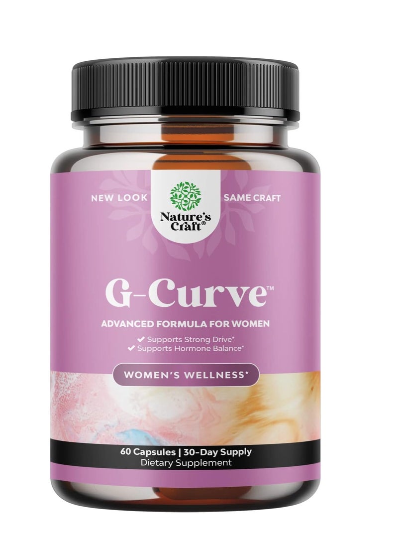 Nature's Craft - G-Curve  Herbal Enhancement Pills for women 60 capsules - Image 1
